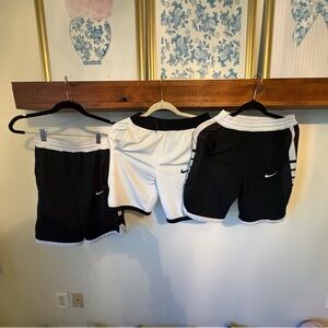 3 pair of Nike Black & White Boy’s Athletic Shorts